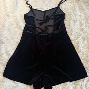 Urban-outfitters Women's Black Playsuit-romper